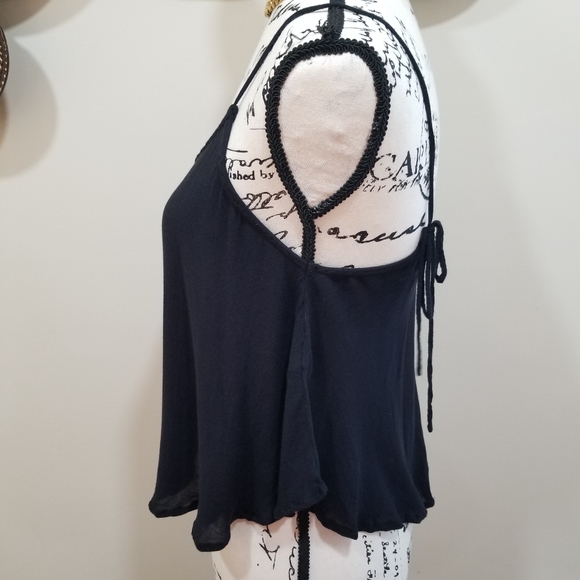 FREE PEOPLE Sleeveless Boho Tank Top Black Color Size XS ,TP.... - Picture 8 of 14